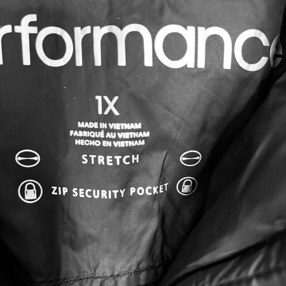 Calvin Klein Women’s Sz XL Jacket Hooded Quilted Black Zip Foldable Travel UEC - Picture 7 of 9